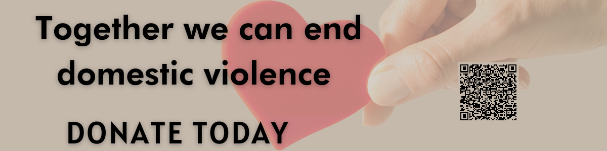 Donate Today to end domestic violence Banner