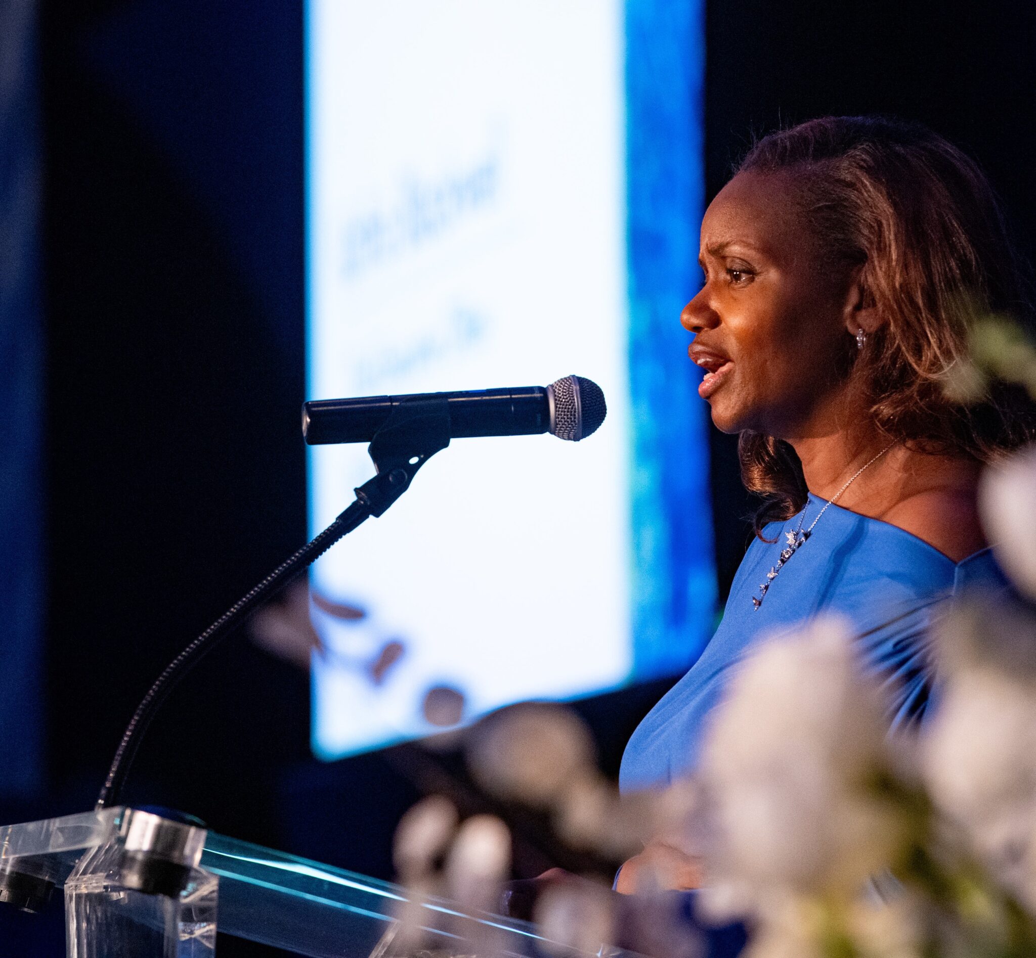 Images from the Partnership Against Domestic Violence's 35th annual Hearts With Hope fundraiser gala on Saturday, Sept. 30, 2023 at the Georgia Aquarium in Atlanta, Georgia. (Photo/Julian Alexander)