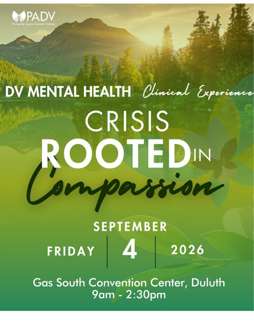 DV mental health conference poster September 4